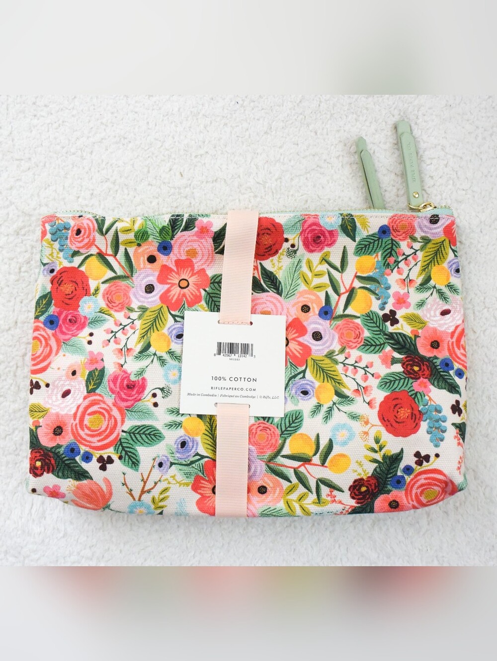 *Rifle Paper Company* Zippered Pouch Set in "Garden Party" - NEW! - FAST SHIP! - Picture 2 of 8